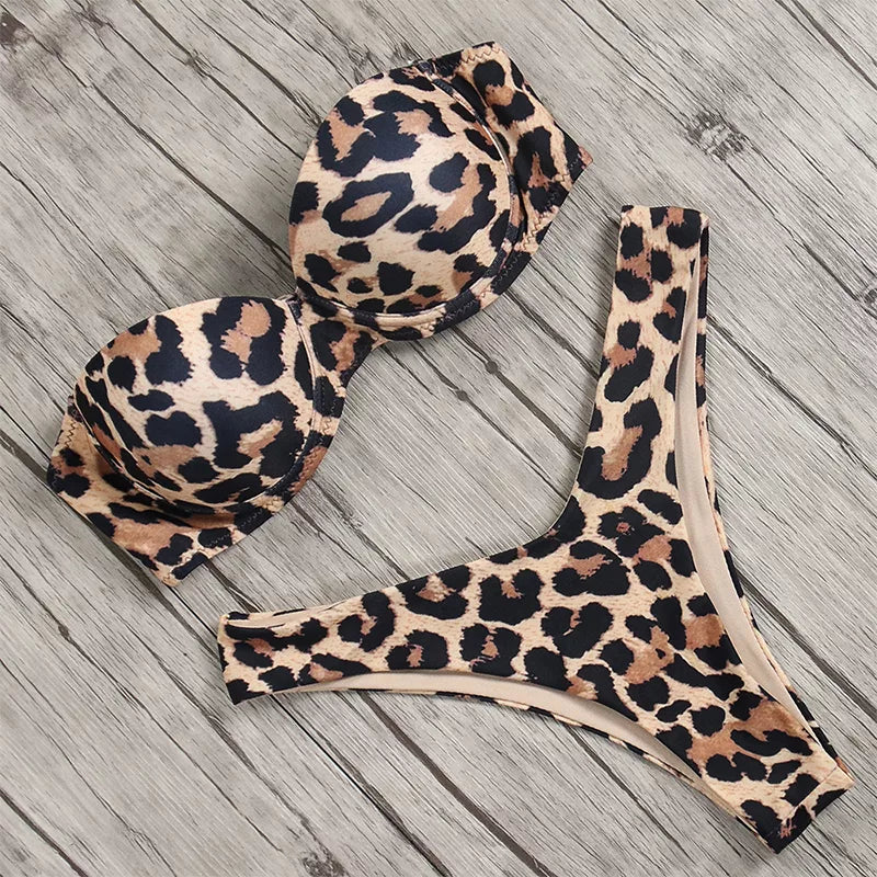 Albus Panthera Tigris Bikinis 2021 Sexy Swimwear Women Push Up